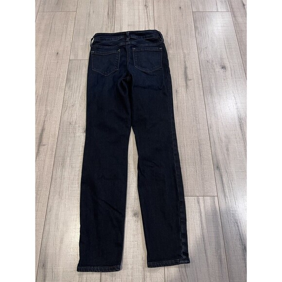 Athleta Sculptek Skinny Jeans Overdye Wash Blue High Rise Women's Size 0 - Picture 2 of 6